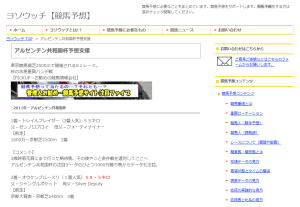 みやこS予想支援